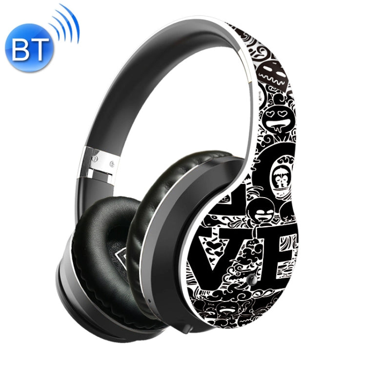 B1 Graffiti Pattern Wireless Bluetooth V5.0 Headset