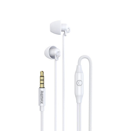 REMAX RM-208 In-Ear Stereo Sleep Earphone with Wire Control + MIC, Support Hands-free