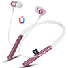 F108 Bluetooth 4.2 Hanging Neck Design Bluetooth Headset, Support Music Play & Switching & Volume Control & Answer