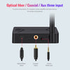 TX13 3 in 1 Portable Bluetooth 5.0 Digital Optical Coaxial Audio Transmitter with 3.5mm Jack for Bluetooth Speaker / Headset, TX13