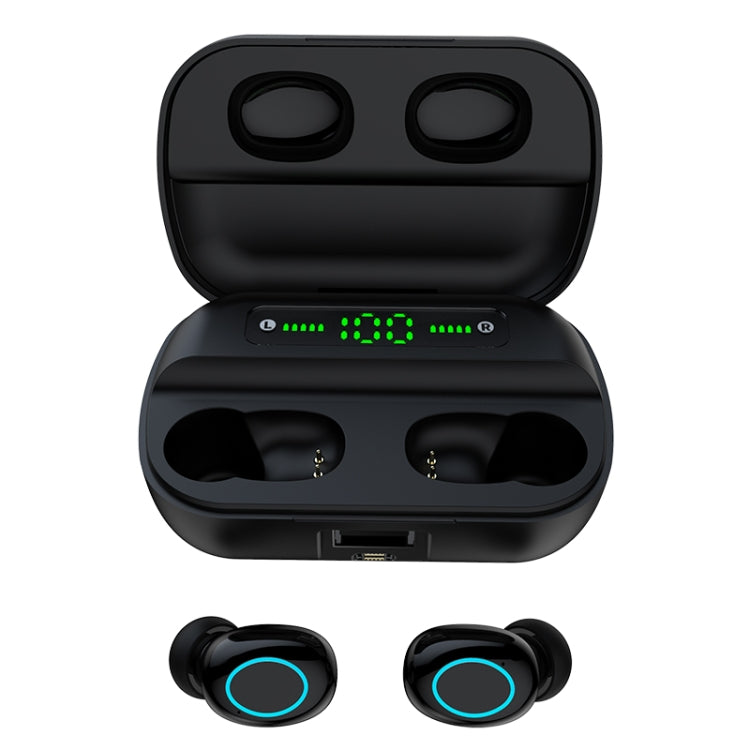 S11 TWS Touch Bluetooth Earphone with Magnetic Charging Box, Support Three-screen LED Power Display