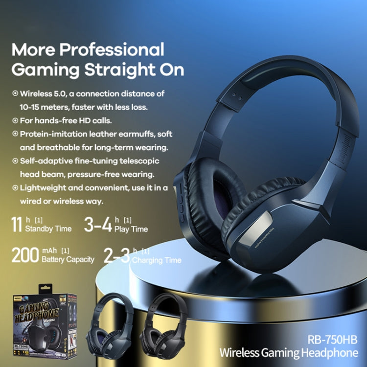 REMAX RB-750HB Wireless Gaming Bluetooth V5.0 Headphone