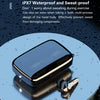 M19 Bluetooth 5.1 TWS Digital Display Wireless Bluetooth Earphone with Charging Box, Support Touch & Siri & Battery Display