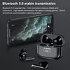 awei T29P Bluetooth V5.0 LED Digital Display Ture Wireless Sports IPX4 Waterproof TWS Headset with Charging Case