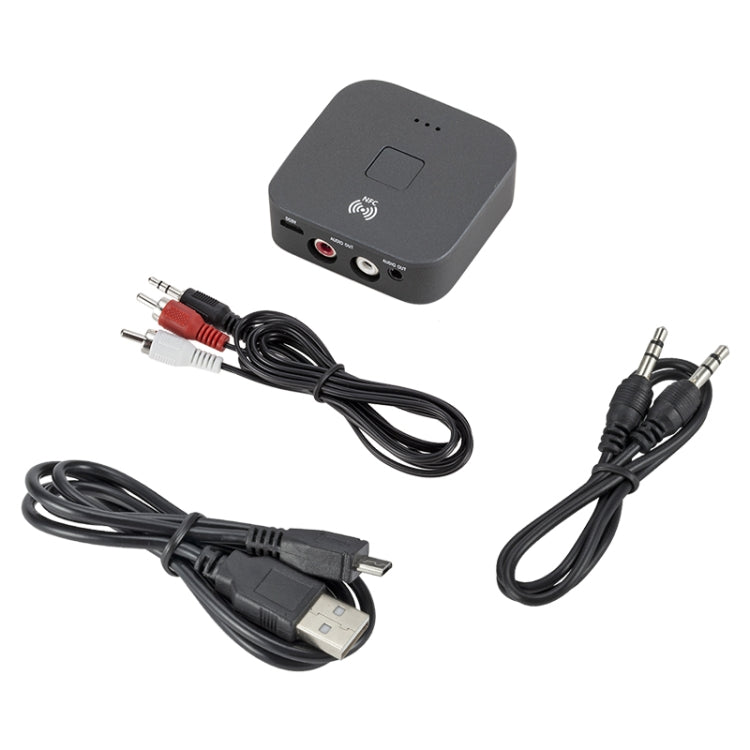 B11 Bluetooth 5.0 Receiver AUX NFC to 2 x RCA Audio Adapter, B11