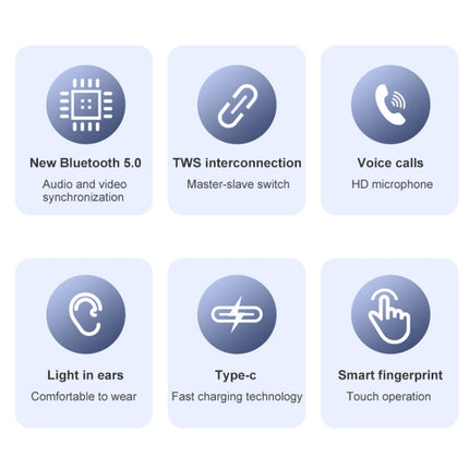 awei T21 Bluetooth V5.0 Ture Wireless Sports TWS Headset with Charging Case