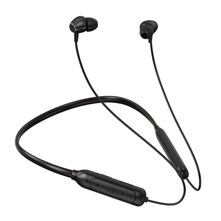 M61 Bluetooth 5.1 Business Sport Magnetic Metal Stereo Neck-mounted Bluetooth Earphone