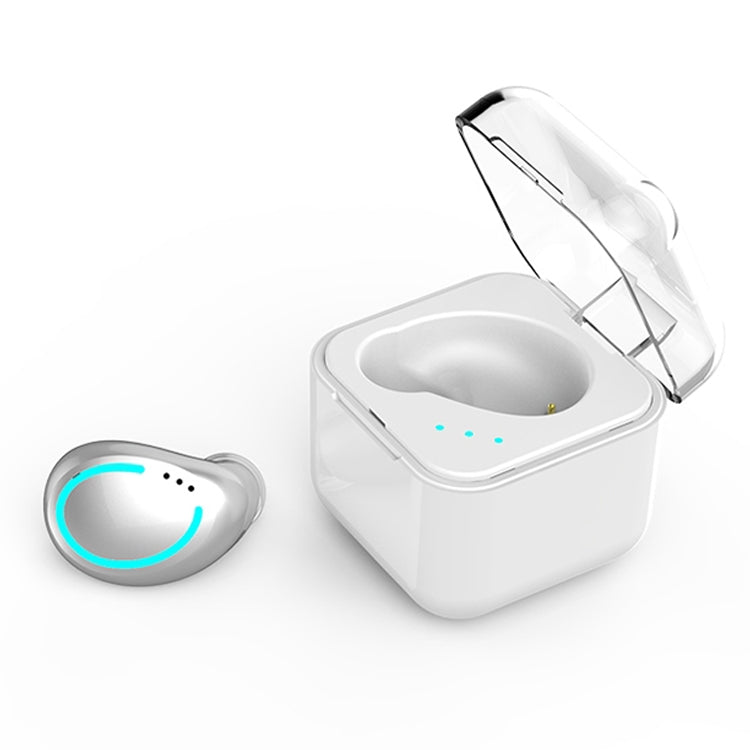 M-B8 Bluetooth 5.0 Mini Invisible In-ear Stereo Wireless Bluetooth Earphone with Charging Box