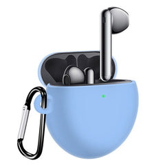 For Huawei Freebuds 4 Full Coverage Waterproof Silicone Wireless Earphone Protective Case with Hook Up