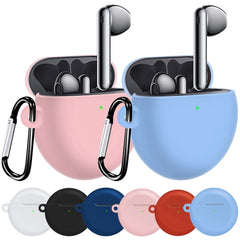 For Huawei Freebuds 4 Full Coverage Waterproof Silicone Wireless Earphone Protective Case with Hook Up