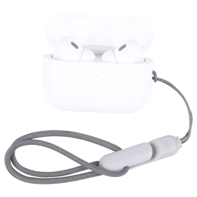 For Apple AirPods Pro 2 Wireless Bluetooth Earphone Anti-Lost Rope Phone Case Lanyard, High Imitation Grey