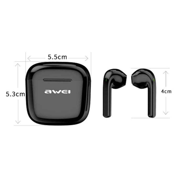 awei T26 Pro TWS Bluetooth V5.0 Ture Wireless Sports Headset with Charging Case, T26 Pro