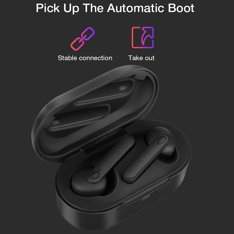 DT-5 IPX Waterproof Bluetooth 5.0 Wireless Bluetooth Earphone with Magnetic Charging Box, Support Call & Power Bank Function, DT-5