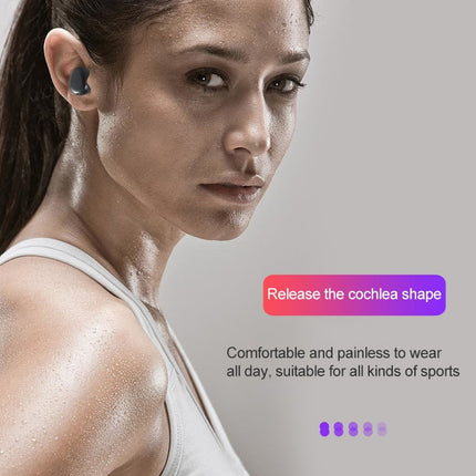 DT-14 Wireless Two Ear Bluetooth Headset Supports Touch & Smart Magnetic Charging & Power On Automatic Pairing