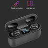 Dt-18 Wireless Two Ear Bluetooth Headset With 2000mAh Charging Cabin & Touch & Intelligent Magnetic Suction Charging