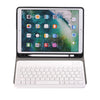 A09B Bluetooth 3.0 Ultra-thin ABS Detachable Bluetooth Keyboard Leather Tablet Case for iPad Air / Pro 10.5 inch (2019), with Pen Slot & Holder