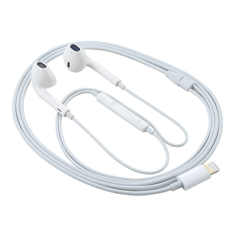 8 Pin Plug Wired Earphone, Support Calls and Music, Cable Lengrh: 1.2m, Support Music And Calls