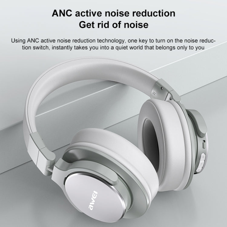 awei A710BL Foldable ANC Noise Cancelling Bluetooth Wireless Headset, A710BL