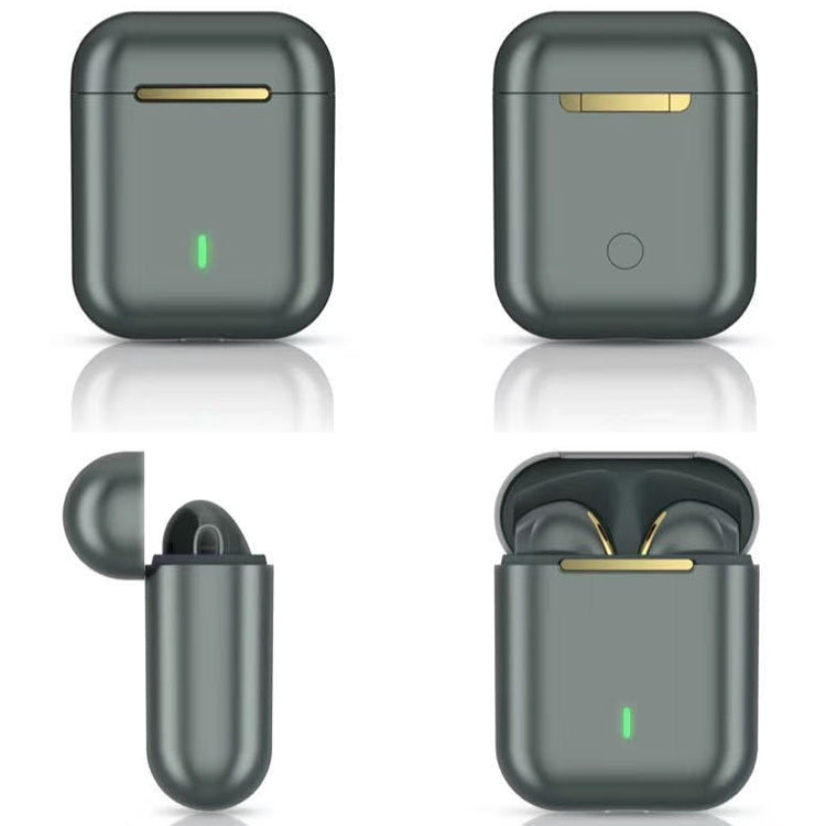 J18 Bluetooth 5.0 TWS Wireless Binaural Bluetooth Earphone with Charging Box, J18 (Green), J18 (Rose Gold), J18 (White), J18 (Black)