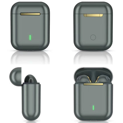 J18 Bluetooth 5.0 TWS Wireless Binaural Bluetooth Earphone with Charging Box, J18 (Green), J18 (Rose Gold), J18 (Black)