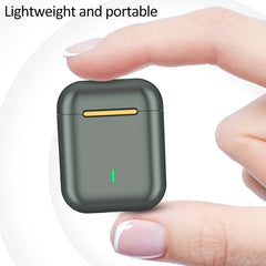 J18 Bluetooth 5.0 TWS Wireless Binaural Bluetooth Earphone with Charging Box, J18 (Green), J18 (Rose Gold), J18 (Black)