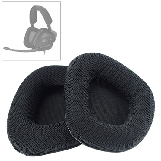 2 Pairs For Corsair Void RGB Pro Headphone Cushion Mesh Cloth Cover Earmuffs Replacement Earpads, For Corsair Void RGB Pro