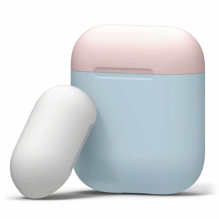 Three Color Dropproof Wireless Earphones Charging Box Protective Case for Apple AirPods 1/2 (White Pink Blue), IP6D3493A, IP6D3493B, IP6D3493C, IP6D3493D, IP6D3493E, IP6D3493F, IP6D3493G, IP6D3493H, IP6D3493I