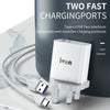 IVON AD52 18W USB-C / Type-C + USB Dual Port PD Fast Charge