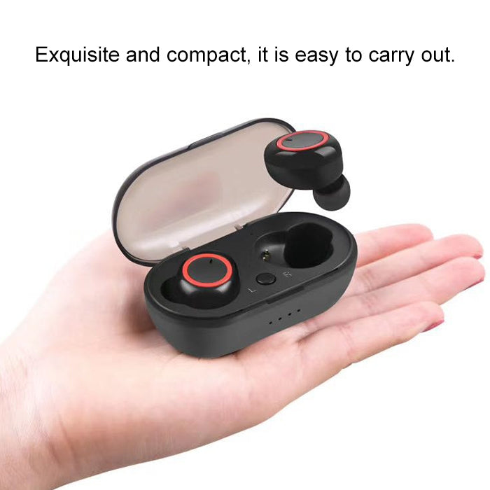 BTH-K08 TWS V5.0 Wireless Stereo Bluetooth Headset with Charging Case