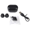 A6 Bluetooth 5.0 True Wireless Bluetooth Earphone with Charging Box, A6 Black