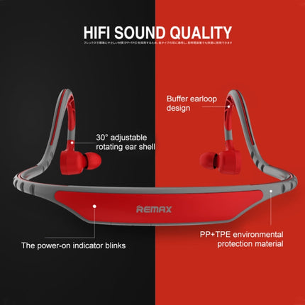 REMAX RB-S20 Bluetooth 4.2 Rotatable Ear Shell Rear-mounted Bluetooth Sports Earphone, RB-S20 Yellow