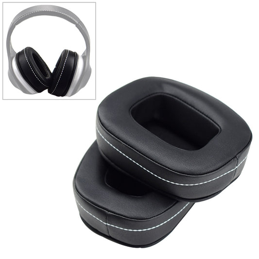 2 PCS For DENON AH-D600 / AH-D7100 Soft Sponge Earphone Protective Cover Earmuffs, For DENON AH-D600(Black White), For DENON AH-D600(Black Brown)