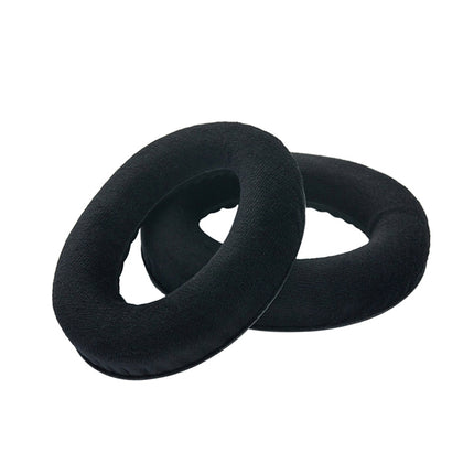 2 PCS For Sennheiser HD515 / HD555 / HD595 / HD598 / HD558 / PC360 Flannel Earphone Cushion Cover Earmuffs Replacement Earpads with Tone Tuning Cotton, Velvet Black, Velvet Brown