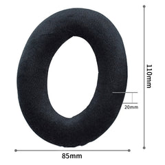 2 PCS For Sennheiser HD515 / HD555 / HD595 / HD598 / HD558 / PC360 Flannel Earphone Cushion Cover Earmuffs Replacement Earpads with Tone Tuning Cotton, Velvet Black, Velvet Brown