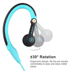 Mucro Type-C Plug In-Ear Sport Earhook Wired Stereo Headphones for Jogging Gym, Type-C