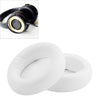 2 PCS For ATH WS550 Imitation Leather + Sponge Headphone Protective Cover Earmuffs, Black, White