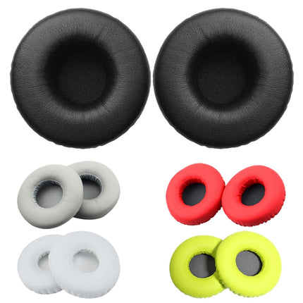2 PCS For Sony MDR-XB450AP / XB550 / XB650 / XB400 Earphone Cushion Cover Earmuffs Replacement Earpads with Mesh(Black)