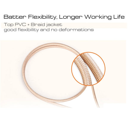 3A Woven Style Metal Head 8 Pin to USB Charge Data Cable, Cable Length: 1m, 1m 8 Pin