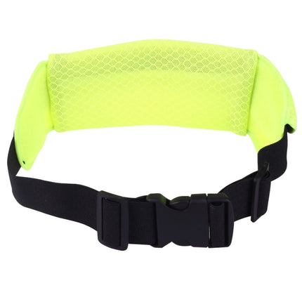 Multifunctional Outdoor Sports Mesh Breathable Fabric Waist Bag with Night Reflective Strip & Earphone Hole for iPhone, Samsung, Sony and other Phones (for Less Than 6 inch)