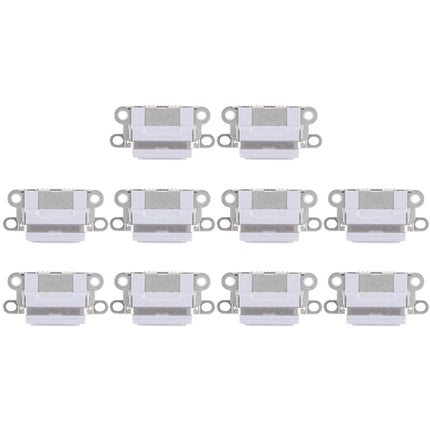 10 PCS Charging Port Connector for iPhone 6 / 6S, For iPhone 6 / 6S, For iPhone 6 / 6S (Light Grey)