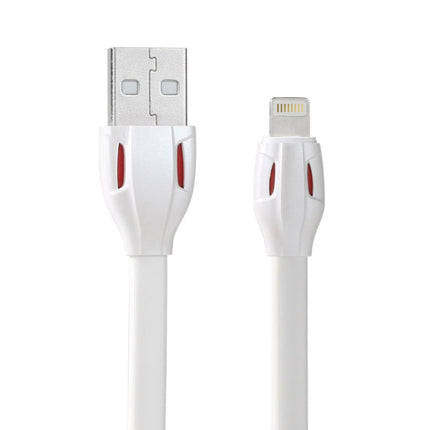 REMAX RC-035i Laser Series 1m 2.1A 8 Pin to USB Data Sync Charger Cable with LED Indicator, White