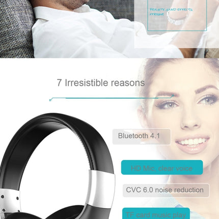 Zealot B19 Folding Headband Bluetooth Stereo Music Headset with Display for iPhone, Galaxy, Huawei, Xiaomi, LG, HTC and Other Smart Phones