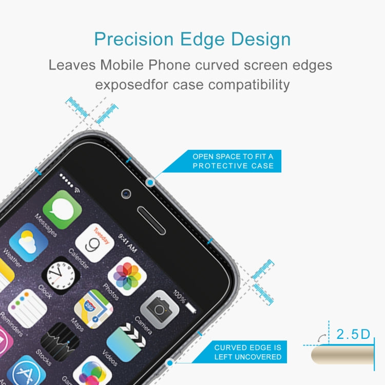 50 PCS 0.26mm 9H 2.5D Tempered Glass Film for iPod touch 6 / touch 7, For iPod touch 6(50 PCS)