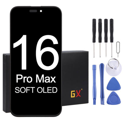 GX Soft OLED Screen For iPhone 16 Pro Max, For iPhone 16 Pro Max(GX Soft LCD)