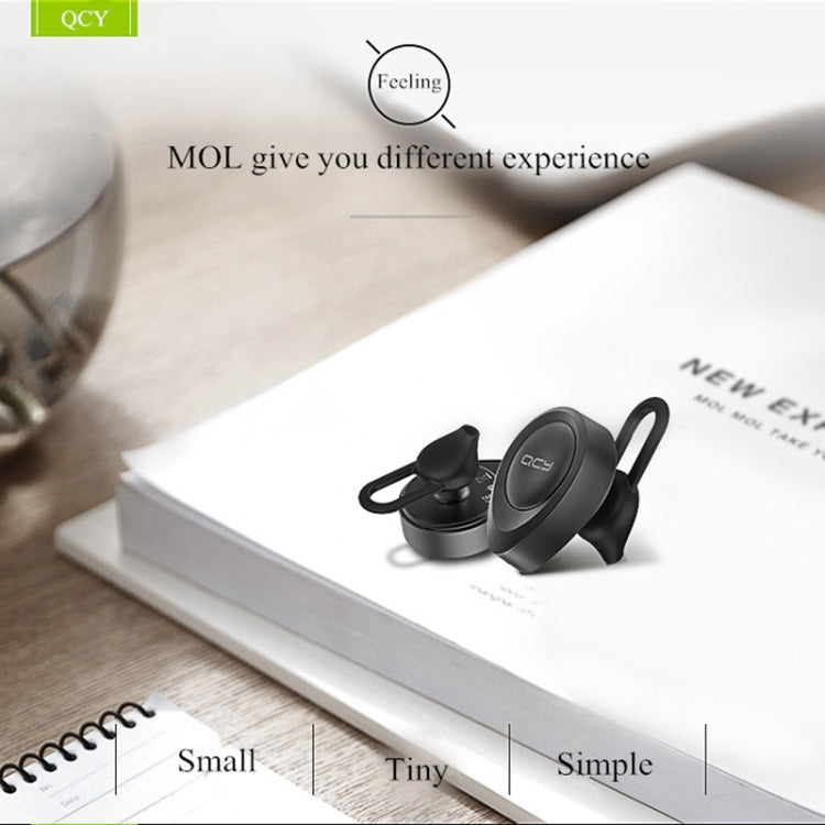 QCY J11 Universal Driving Wireless Bluetooth 4.1 Earphone with Mic for Smart Phones or Other Bluetooth Devices, Effective Bluetooth Distance: 10M