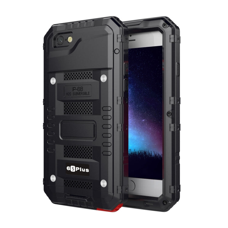 Waterproof Dustproof Shockproof Zinc Alloy + Silicone Case for iPhone 6 Plus & 6s Plus, iPhone 6 Plus & 6s Plus