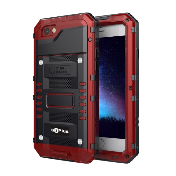 Waterproof Dustproof Shockproof Zinc Alloy + Silicone Case for iPhone 6 Plus & 6s Plus, iPhone 6 Plus & 6s Plus