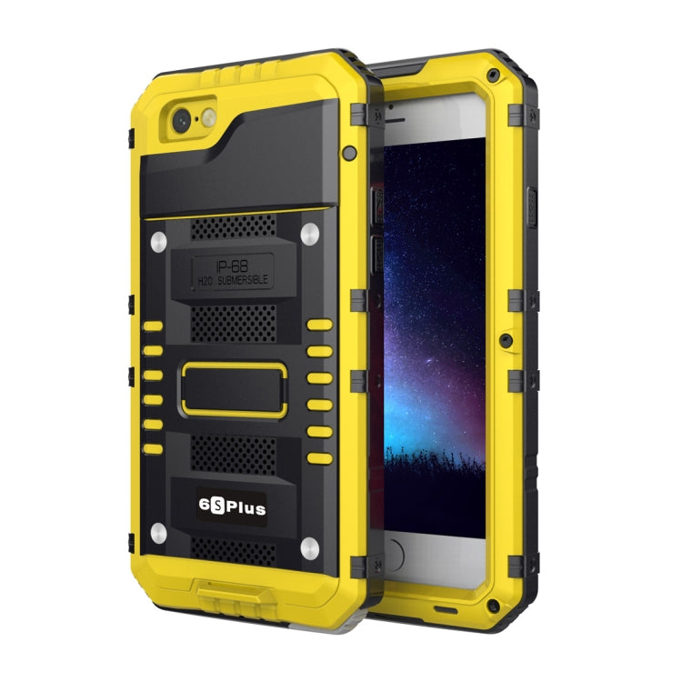 Waterproof Dustproof Shockproof Zinc Alloy + Silicone Case for iPhone 6 Plus & 6s Plus, iPhone 6 Plus & 6s Plus