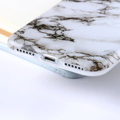 For iPhone 6 Plus & 6s Plus Marble Pattern TPU Protective Back Cover Case, For 6P & 6sP