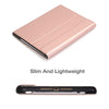 Detachable Bluetooth Keyboard + Horizontal Flip Leather Tablet Case with Holder & Pencil Holder for iPad Pro 9.7 inch, iPad Air, iPad Air 2, iPad 9.7 inch (2017), iPad 9.7 inch (2018), A07B Rose Gold, A07B Black, A07B Gold, A07B Blue